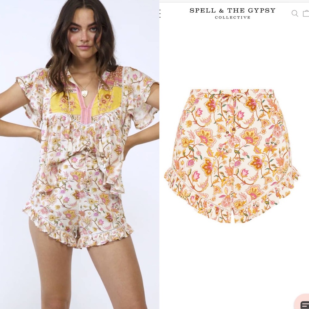 🌸SOLD🌸 SPELL Portobello Road Shorts NWT Med